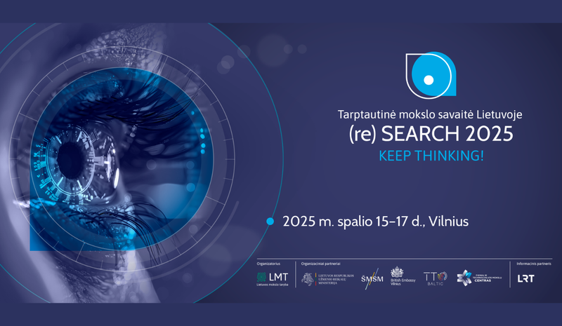 Vilnius taps diskusijų centru: vyks Tarptautinė mokslo savaitė Lietuvoje „(re) SEARCH 2025“